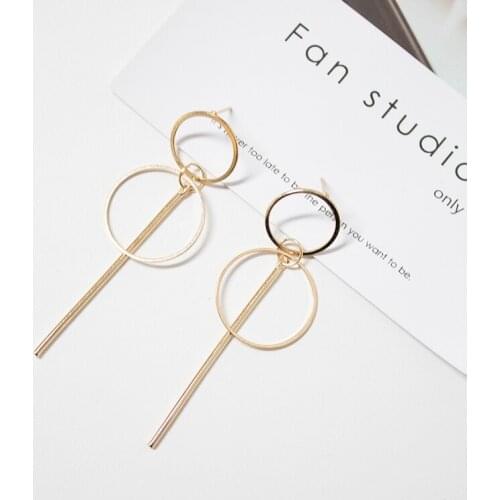 Earrings Eardrop Hot New Style Fashionable High-end Metal Round Noble Earrings Suitable for Ladies Wear/fashion EarringsThe Punk