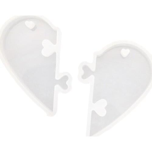 Silicone Mold DIY Pendant Epoxy Resin Love Pendant Jewelry Making Craft Tool