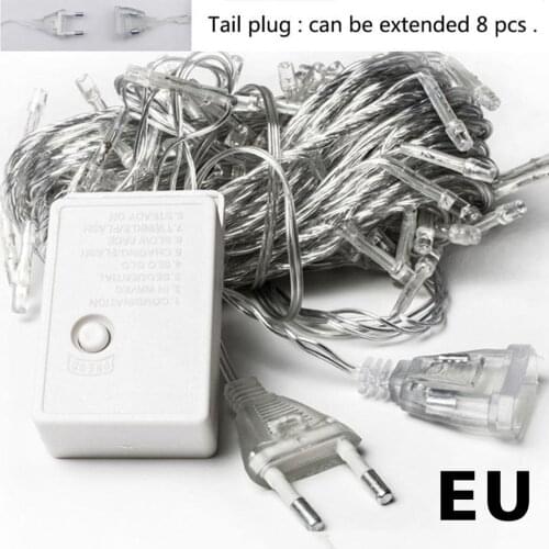 Light Curtain Light Waterproof Indoor Outdoor Decoration Christmas Day Lantern Door Curtain Lights Lantern Lamp Wedding