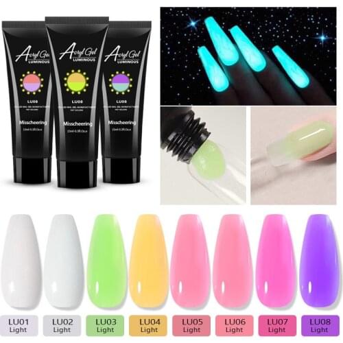 Taoye Teemo for Nails Extension Finger Nail Art Manicure Acryl Gel Varnish Hybrid 15ML Poly UV Gel Polish Extension tools