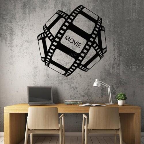 Vinyl Wall Decal Movie Tape Cinema Film Hollywood Unique Decor A13-098