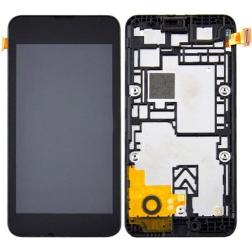 High Quality LCD Screen and Digitizer Full Assembly Lcd Replacement Glass with Frame For Nokia Lumia 530