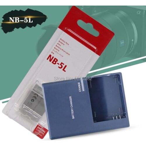 1pcs 3.7v 1120mah NB-5L NB 5L For Canon SX200is SX210IS SX220HS SX230HS + For Canon Digital Camera CB-2LXE charger