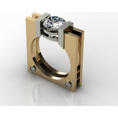 YOBEST Classic Engagement Ring Design AAA White Cubic Zircon Female Women Wedding Band CZ Rings Jewelry