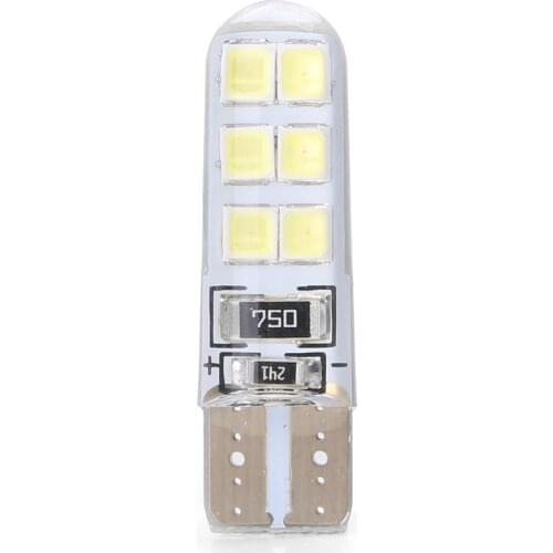 Uniersal 360 Degree Car Lighting White T10 Car LED Canbus Error Free Bright Light Bulbs W5W 12SMD 2835 Accessories