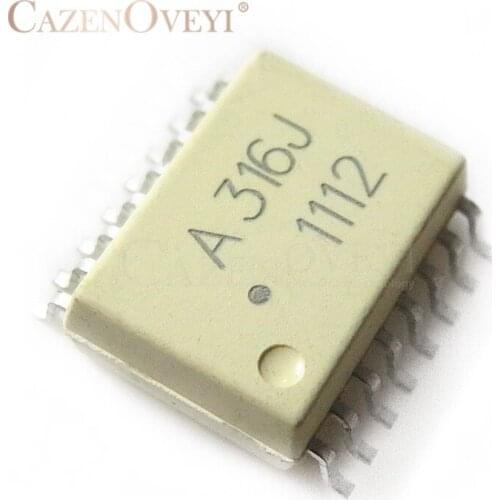 10pcs/lot A316J HCPL-316J HCPL316J 316J SOP16 In Stock