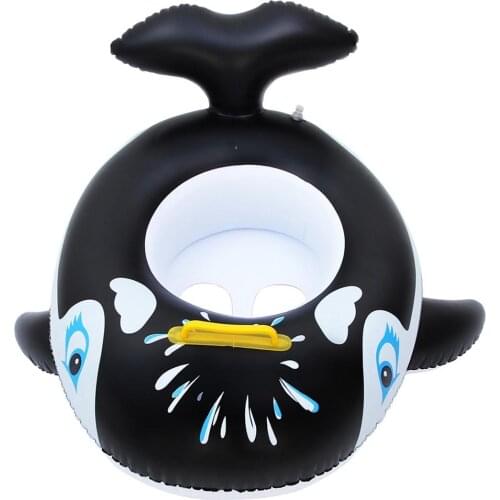2021 Inflatable Swimming Ring PVC Swimming Pool Bath Toy Cartoon Whale Children Swimming Ring Comfortable And Durable