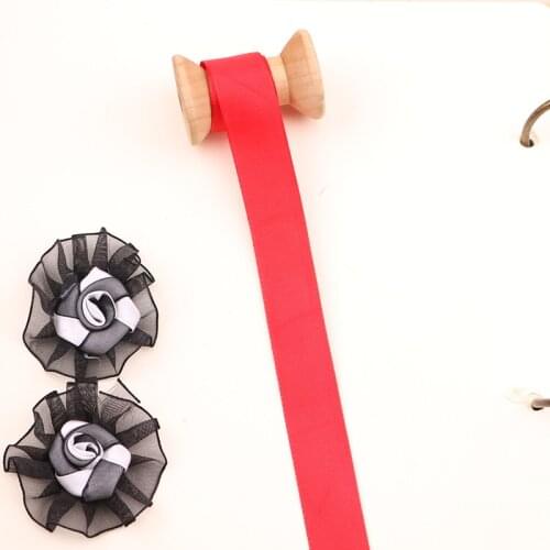 25YARD 2CM Red Ribbon Ribbon Ribbon Butterfly Gift Ribbon
