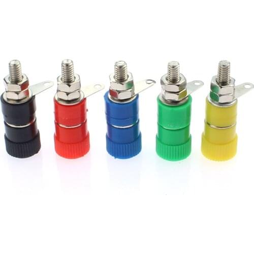 4MM Banana Connector JS 919 Wire Connettori Terminal Block Plug Socket PCB Konektory Elektryczne Feminino Konektor Elettrici