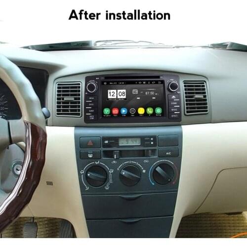 4GB 64GB Android 11 Car DVD Player For Toyota Corolla E120 BYD F3 2 Din Car Multimedia Stereo GPS Auto Radio Navigation 8 Core