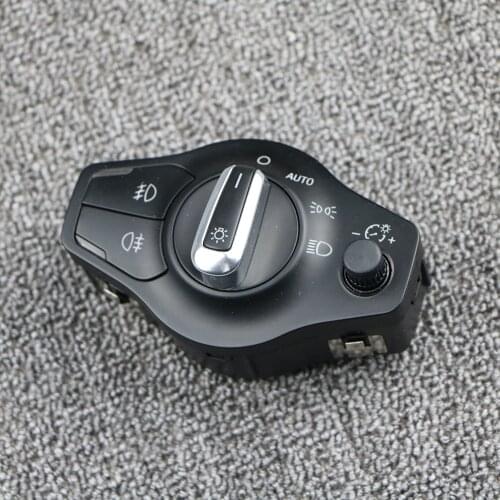 8K0941531AS Chrome AUTO Headlight Fog Light Switch Control For Audi A4 B8 2009-2014 S4 A5 S5 Q5 2009 2010 20011 2012 2013 2014