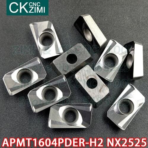 APMT1604PDER-H2 NX2525 APMT 1604 PDER H2 NX2525 carbide inserts Milling inserts Tools CNC Metal lathe Indexable tools for steel