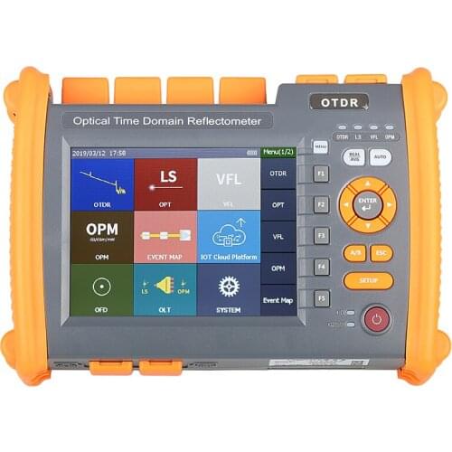 AUA5280 1310 1550nm 32/30dB SM with VFL OPM Light Source Fibra Optica OTDR Optical Fiber OTDR Optical Time Domain Reflectometer