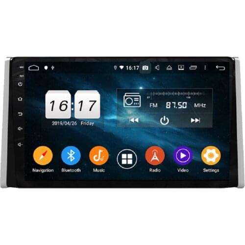 DSP PX6 6-Core 1 din 9" Android 10 Car Radio Player GPS Head unit for Toyota RAV4 2019 2020 Bluetooth 5.0 WIFI CarPlay