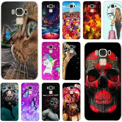 Cool Skull Case For Asus Zenfone 3 Max ZC520TL ZC553KL Zoom ZE553KL Cover Soft TPU Phone Cases for Asus Zenfone 3 Max Cover Capa