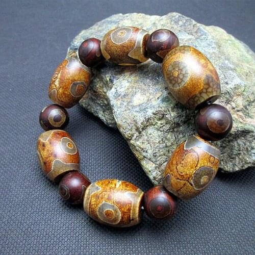 JoursNeige Natural Stone Bracelets Beads Men Bracelet Multi Color Lucky Amulet Stone Bracelet Jewelry