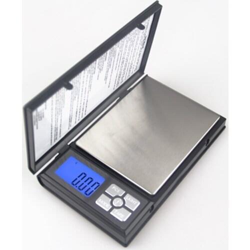 Pocket Digital Scale 0.01g 500g/2kgx 0.1g Precision Portable Scale LCD Display Jewelry Balance Laboratory Electronic Scales