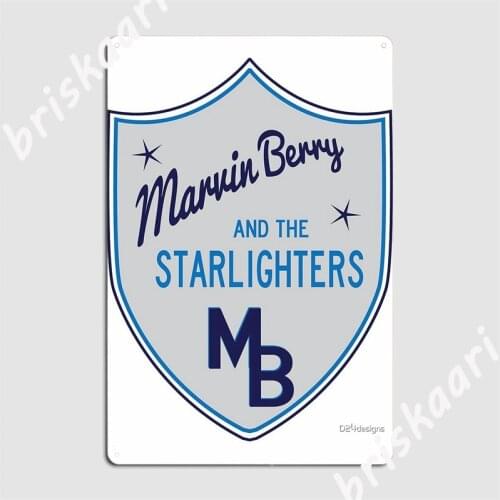 Marvin Berry Metal Signs Vintage pub Garage Decoration Home Tin sign Posters