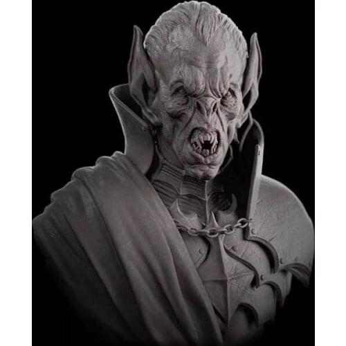 1/10 Scale Resin Bust Orc Unpainted Figure Model Kit Free Shipping