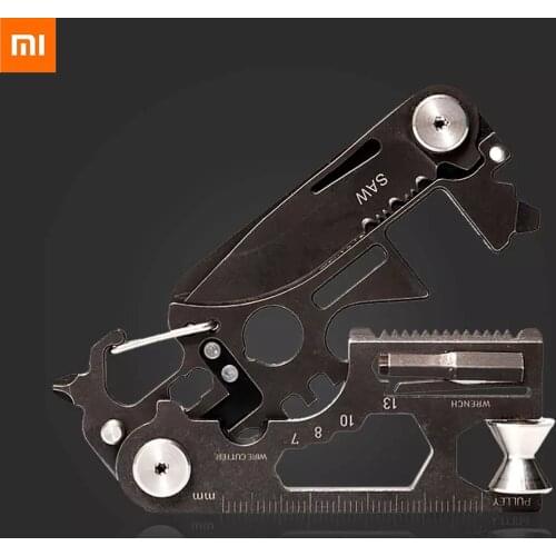 Xiaomi Multifunctional Mini EDC Tool with Mirror Surface 28 Functions Set In One High Hardness and Wear Resistance Tool Set Hot