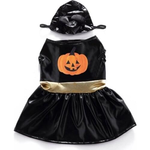 Pet Dog Clothes Dress Cat Costumes for Small Big Dogs Puppy Dress Hat Halloween Wizard Clothing Funny Pets Apparel Cat Outfit