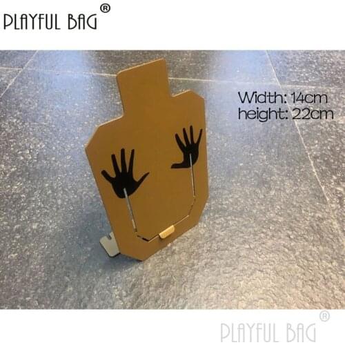 PB Playful bag CS game practice target Toy target Gel ball gun accessory Tactical CS sport training equipment 22x14CM QE74S