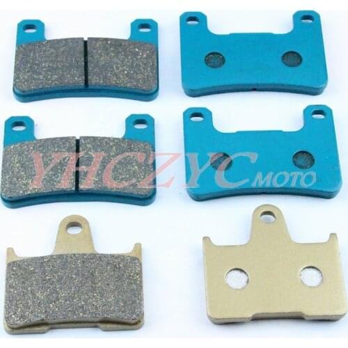 For SUZUKI GSXR600 2004 2005 GSXR750 2004-2005 motorcycle front and rear brake pads set
