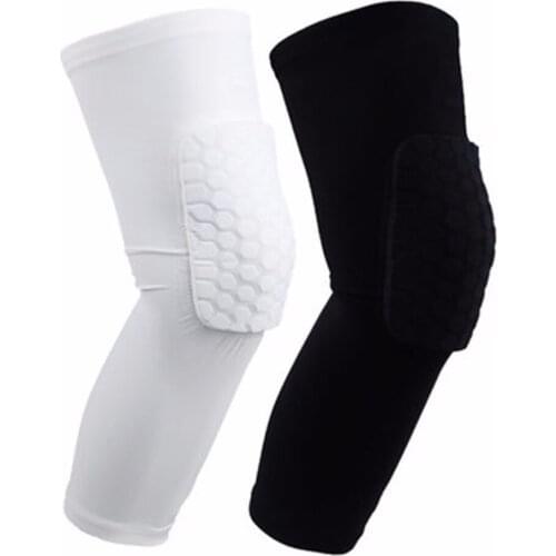 Ultralight Elastic Breathable Knee Pads for Football Basketball Volleyball Leg Long Sleeve Protector Sports Safety Calf Kneepad