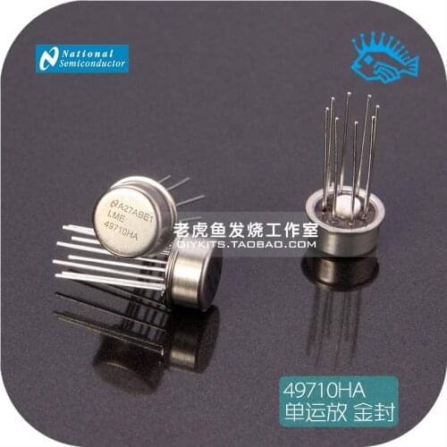 1set Brand new original NS fever metal package Single op amp LME49710HA TO-99 with heat sink and gold plated socket