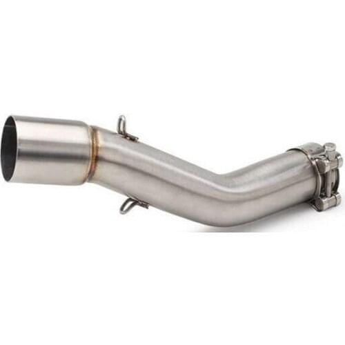 Slip On Motorcycle Exhaust System Middle Pipe Connect Mid Escape Moto Tube Muffler For GSX250R GSX 250R 250 GSX250 DL250