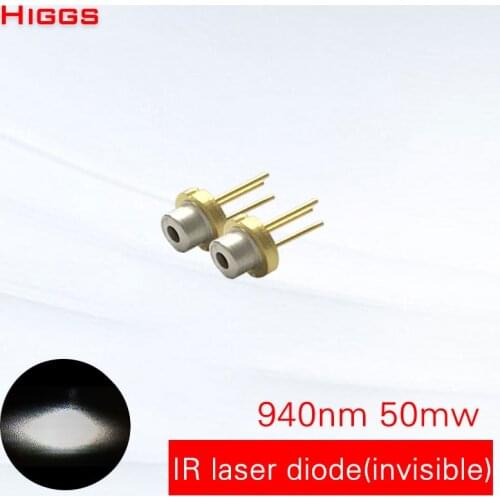 High quality 940nm 50mw infrared light laser diode IR invisible light have PD pin Robert radar head Interactive Touch lamp