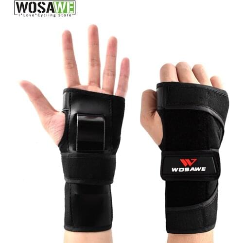 WOSAWE Wrist Support Hand Protection Skiing Skating Roller Snowboarding hand Guard Palm Protection For women Boy and Girl