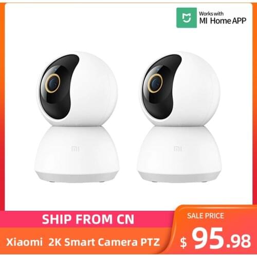 Xiaomi MiHome APP 2K Smart Camera PTZ Version F1.4 Ultra-clear AI Humanoid Detection Infrared 360 Degrees Action Mijia Camera