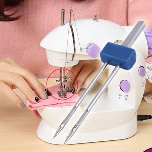 3Pcs Double Twin Needle Sewing Machine Needles Pins Clothing Decor Needlework Craft Size 2.0/90 3.0/90 4.0/90 Sew Multifuctional