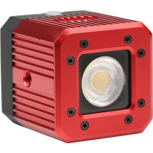 Aluminum Alloy Waterproof Cube LED Video Light 5600K Diving Fill Light Strobe Flash with 1/4 Inch Screw Hole for DSLR Camera