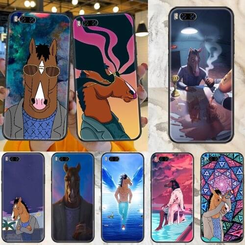 Bo horseman jack horse man Phone case For Xiaomi Mi Max Note 3 A2 A3 8 9 9T 10 Lite Pro Ultra black painting bumper trend cover