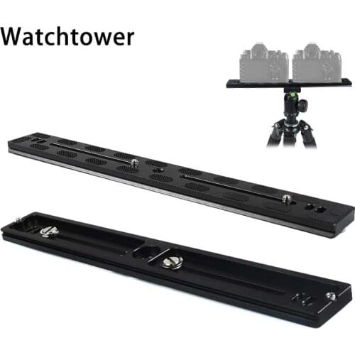 Quick Release Plate 300mm Dslr Camera Plate Aluminum Photography Accessories Tripod Head Base Mount Lengthen Plate For Arca Clip