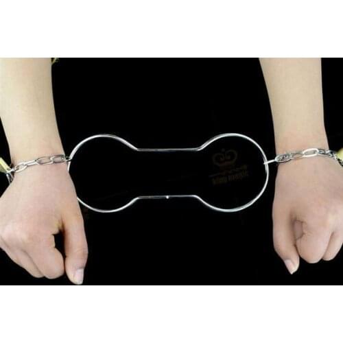 Chain Shackle Escape,Handcuff Escape,Silver Or Gold,Stage Magic Props, Illusions,Close-Up,Comedy,Street,Classic Magia Toys,Joke