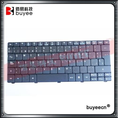 Black Laptop SP Layout Spanish Keyboard For Acer Aspire 532 D255E D260 Replacement