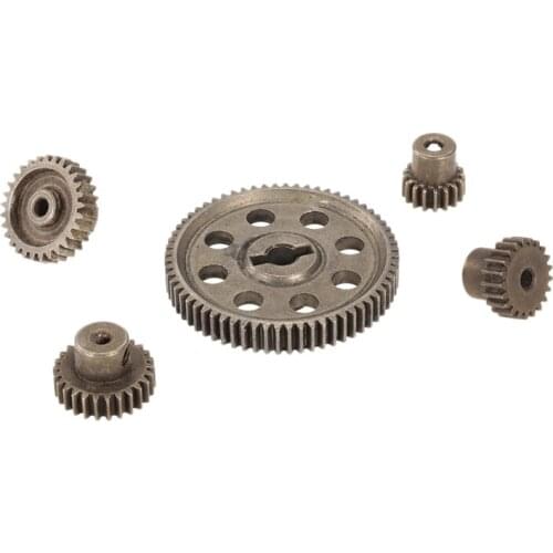 Diff Differential Main Metal Spur Gear 64T 17T 21T 26T 29T Motor Gear RC Car Part for HSP 1/10 RC Car Truck 94111