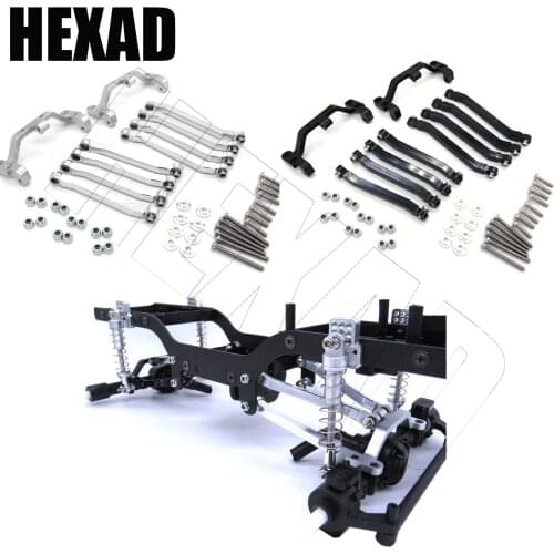 For MN D90 D91 D99 MN90 MS 1/12 RC Car Upgrade Parts Metal Chassis Pull Rods Drag Link Suspension Link Mount