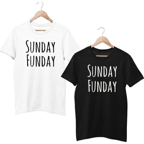 Sunday Funday T Shirt Birthday Gift Present Lazy Day Fun Week Chill Out Tee Top TX6023