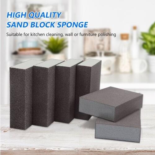 Foam Sanding Block Wet/Dry Extra Fine-Coarse Sanding Sponge Metal Woodworking Abrasive Grinding Sponge Sanding Blocks