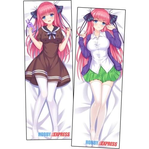 Hobby Express Anime Dakimakura Japanese Otaku Waifu Hugging Body Pillow Cover Nino Nakano The Quintessential Quintuplets 21639