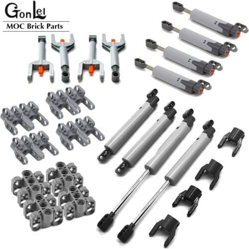 24Pcs/Lot High-Tech 15L Linear Actuator Long 61927 MOC Building Blocks Bricks 61904 61905 92693 Parts DIY Spare Bulk Parts Toys