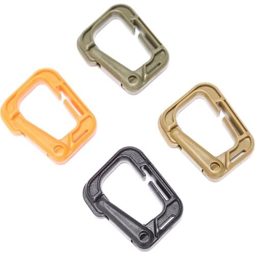 EDC Tool Mutitool D-ring Buckle Carabiner Molle Webbing Backpack Clip Clasp Military Outdoor Camping Climbing Hiking Accessories