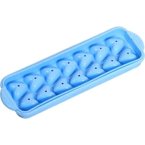 Kitchen Bar Cooking PP Plastic Heart Ice Mould Freeze DIY Ice Cube Trays Molds Chocolate Whiskey Ice Maker Molds 4 Pcs/lot