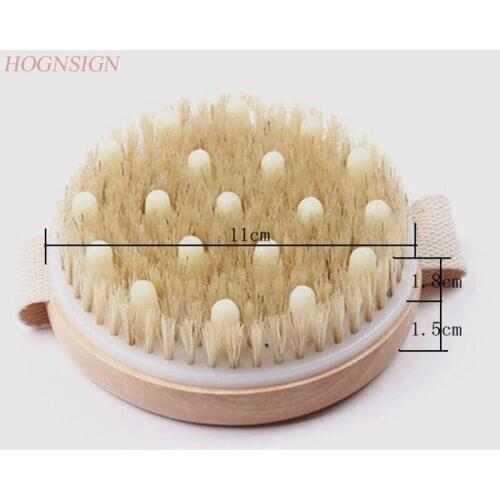 Factory Direct Giant Stalkless Soft Beads Cotton Belt Massage Bristle Bath Brush Body Cleansing Back Tool Bathing Supplies