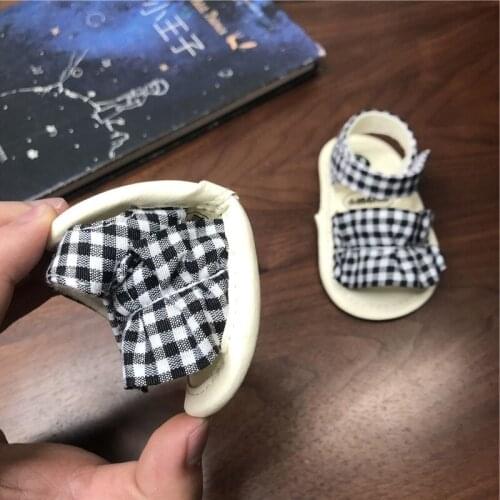 Baby sandals 0-1 year old baby soft bottom summer womens cloth 6-12 months old baby shoes indoor breathable walking shoes