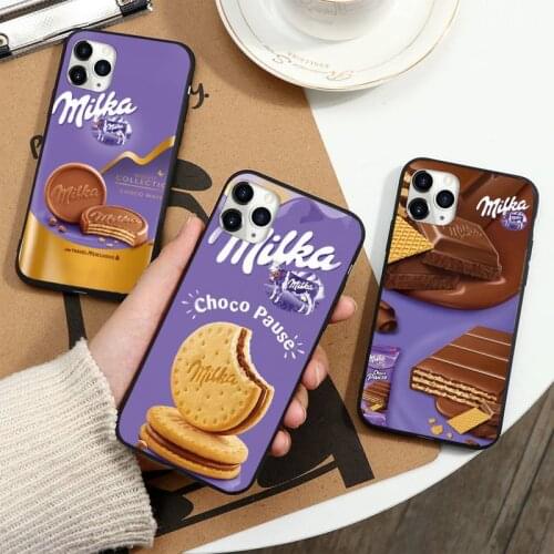 Chocolate Milka Phone Case for iPhone 11 12 mini pro XS MAX 8 7 6 6S Plus X 5S SE 2020 XR